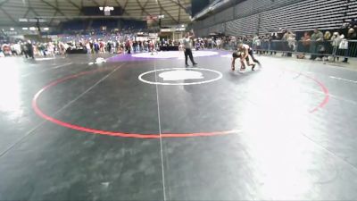 130 lbs Quarterfinal - Maverick Myers, Unattached vs Drew Disher, Port Angeles Wrestling Club