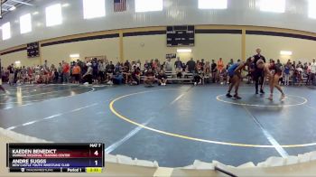 126 lbs Cons. Round 2 - Kaeden Benedict, Warrior Regional Training Center vs Andre Suggs, New Castle Youth Wrestling Club