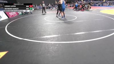 2A/1A Boys 215 Cons. Round 3 - Raymond Hawley, Crane Boys vs Lodaki Lappin, Oakridge Boys