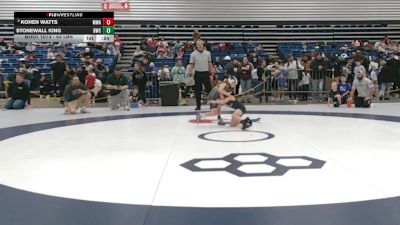 53 lbs Cons. Sub-quarters - Stonewall King, Bobcat Wrestling Club vs Kohen Watts, M3 Wrestling Academy
