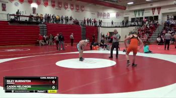 182 lbs Cons. Round 3 - Caden Melchiori, Northeast Community vs Riley Burington, Waukon