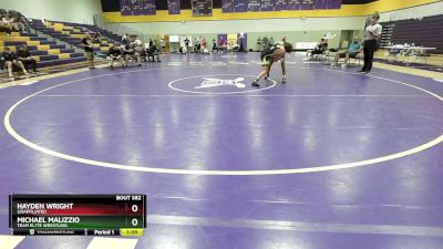 120 lbs Cons. Semi - Hayden Wright, Unaffiliated vs Michael Malizzio, TEAM EL1TE WRESTLING