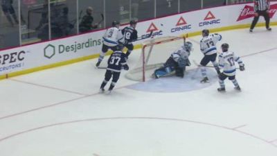 Thomas Rousseau Scores Game-Tying Goal Off Of Crazy Bounce For Sherbrooke