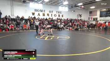 138 lbs Quarterfinal - Walley Kaufman, Wapsie Valley vs Brooks Jones, West Fork, Sheffield