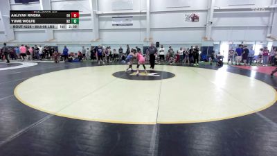 89.6-98 lbs Consi Of 8 #2 - Aaliyah Rivera, OH vs Yume Wolfe, NC