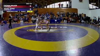 117 lbs 1st Place Match - Nohea Moniz, Sacred Heart vs Tatiana Walker, Sacred Heart