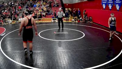 215 lbs Champ. Round 3 - Kael Albers, Corry Area Hs vs Adam Baloga, Burgettstown Hs