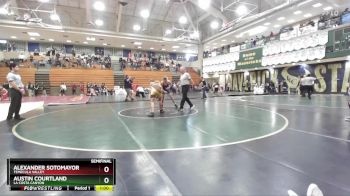 144 lbs Semifinal - Austin Courtland, La Costa Canyon vs Alexander Sotomayor, Temecula Valley