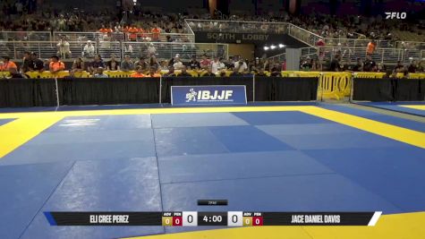 Eli Cree Perez vs Jace Daniel Davis 2025 Pan Kids Jiu-Jitsu IBJJF Championship
