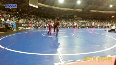 80 lbs Round Of 32 - Oz Bellamy, Fox Valley Elite vs Jeremiah Velasquez, RedWave Wrestling