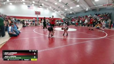 66-69 lbs Round 1 - Jack Larson, Platte Valley Jr. Wrestling vs Jace Lambert, PVBC WARRIORS