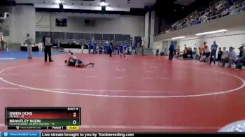 88 lbs Semis & 1st Wrestleback (8 Team) - Owen Ochs, Becker vs Brantley Klein, Fulda/Murray County Central