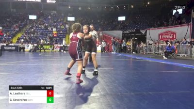 75 lbs Consy 3 - Alivia Leathers, Bellefonte vs Charlie Severance, Edinboro