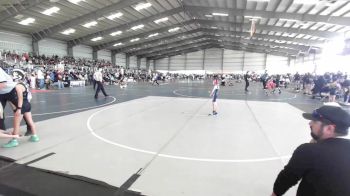 54 lbs Rr Rnd 1 - Braelynn Mancilla, Ravage WC vs Audenise Fields, Carlsbad Combat WC
