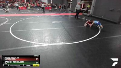 60 lbs Cons. Round 5 - Caleb Stoflet, Wisconsin Rapids vs Carson Torkelson, LAW