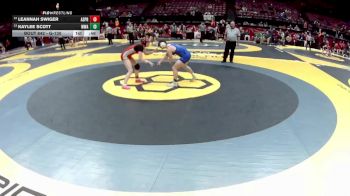 G-130 lbs Cons. Round 1 - Leannah Swiger, G-Ak. Springfield vs Kaylee Scott, G-WCH Washington