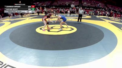 G-130 lbs Cons. Round 1 - Leannah Swiger, G-Ak. Springfield vs Kaylee Scott, G-WCH Washington