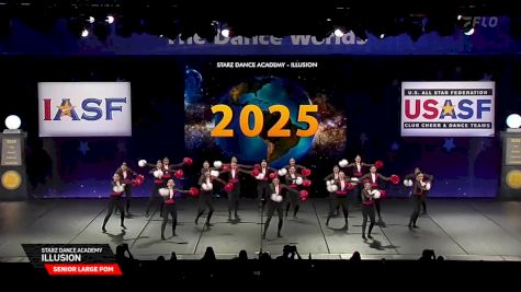 Starz Dance Academy - Illusion [2025 Senior Large Pom Semis] 2025 The Dance Worlds
