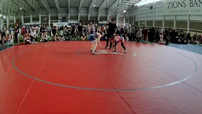 155 lbs Quarters - April Sing, Wyoming vs Pepper Streight, Utah