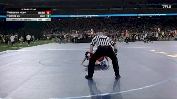 D3-106 lbs Cons. Round 1 - Peter Vu, Grand Rapids Catholic Central vs Greysin Hopp, Constantine