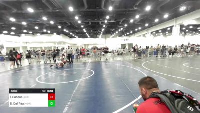 58 lbs Semifinal - Izrael Casaus, Juggernaut WC vs Sier Del Real, Pomona Elite