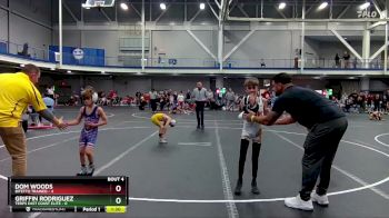 56 lbs Round 1 (8 Team) - Dom Woods, Bitetto Trained vs Griffin Rodriguez, Terps East Coast Elite