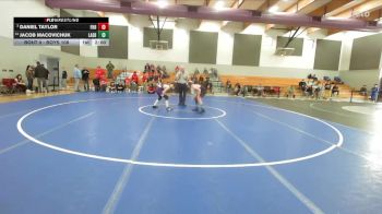 Boys 108 lbs Champ. Round 1 - Daniel Taylor, Foothill Boys vs Jacob Macovichuk, Lassen Boys