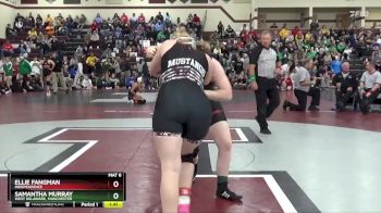 190 lbs Cons. Round 3 - Samantha Murray, West Delaware, Manchester vs Ellie Fangman, Independence