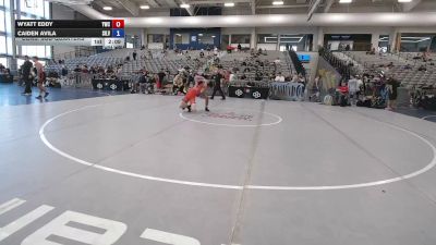 126 lbs Cons. Sub-quarters - Wyatt Eddy, Yellowjackets Wrestling Club vs Caiden Avila, Silvaback