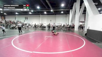 62 lbs Consi Of 4 - Kristina Hernandez, Swarm WC vs Mila Bernardo, Gold Rush Wr Ac