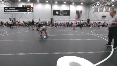 98 lbs Round 1 (4 Team) - Joey Cotter, South Side WC Black vs Parker Anthony, Whitted Trained