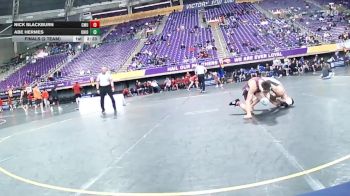 141 lbs Finals (2 Team) - Nick Blackburn, Central Michigan vs Abe Hermes, Ohio