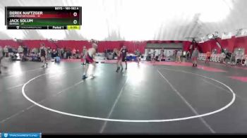 161-162 A Round 1 - Jack Solum, Bemidji vs Derek Naftzger, Erie/Prophetstown