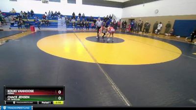 132 lbs Cons. Round 2 - Chace Jensen, Mt. Spokane vs Kouki VanHoose, Ferris