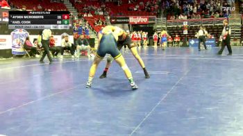 2A-150 lbs Cons. Round 5 - Ayden McRoberts, Sergeant Bluff-Luton vs Kael Cook, Burlington Notre Dame