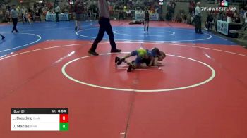 43 lbs Prelims - Lakin Breeding, Claremore Wrestling Club vs Damen Macias, Berryhill Wrestling