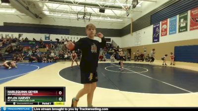 117 lbs Round 2 - Rylen Harvey, St. Maries Wrestling Club vs HarleQuinn Geyer, NW Spartans Wrestling