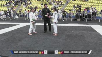 Manoela Vitoria Arruda De Jesus vs Ana Clara Moreira Veloso Martins 2026 CBJJE International BJJ Championships