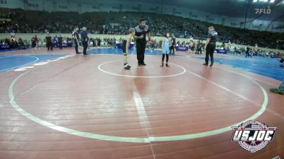 55 lbs Round Of 32 - Kruz Carrasco, Greater Heights Wrestling vs Stryker Pruitt, Tecumseh Youth Wrestling