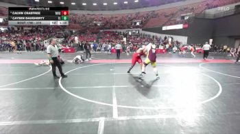 270 lbs Cons. Round 3 - Calvin Crabtree, Team Nazar Training Center vs Caysen Daugherty, Turtle Lake/Clayton