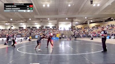 A 190 lbs Cons. Semi - Aaron Estes, Munford High School vs Darius Sudderth, Alcoa High School