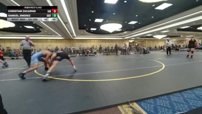 120 lbs Consi Of 4 - Christian Zacarias, Ecr vs Samuel Jimenez, Eastvale Elite WC