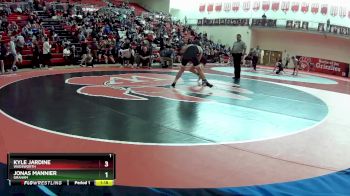 150 lbs Round 3 - Kyle Jardine, Wadsworth vs Jonas Mannier, Graham