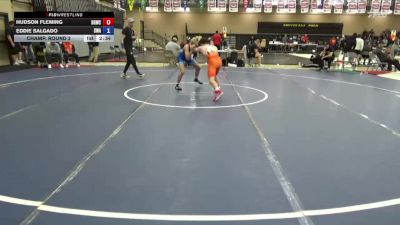 106 lbs Champ. Round 2 - Hudson Fleming, Big Game Wrestling Club vs Eddie Salgado, Sebolt Wrestling Academy