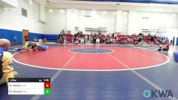 117 lbs Quarterfinal - Willow Welch, Lions Wrestling Academy vs Maddisyn Woods, Noble Takedown Club