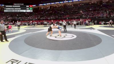 235 lbs Champ. Rd Of 16 - Jarrettka Hoover, Fairmont vs Deionna Borders, Berea-Midpark