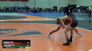 125 lbs Cons. Round 4 - Colin Mellott, Ohio Northern vs Hunter Heck, Muskingum