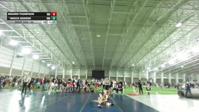 95 lbs 3rd Place Match - Braden Thompson, Unaffiliated vs Brock Zesiger, Sanderson Wrestling Academy