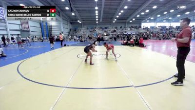 100 lbs Consi Of 8 #1 - Aaliyah Jurado, CA vs Naiya Marie Delos Santos, KY