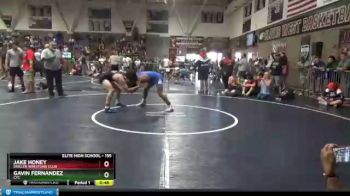 155 lbs Quarterfinal - Jake Honey, Driller Wrestling Club vs Gavin Fernandez, CYC